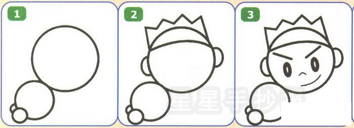 足球运动员简笔画