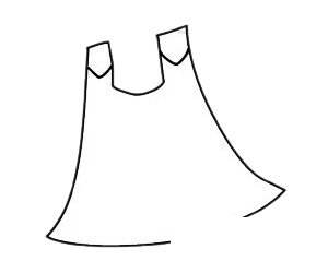 服装简笔画图片