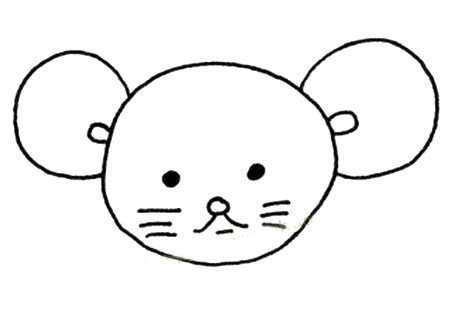 简笔画老鼠的画法