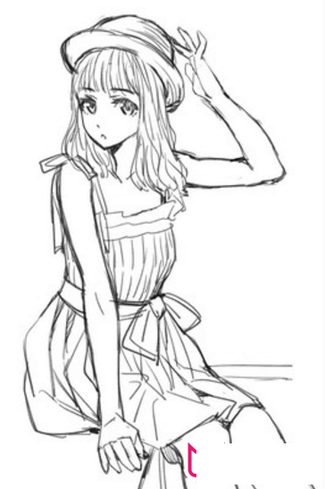 二次元人物简笔画