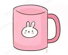 粉色杯子怎么画 杯子的画法步骤简单易学