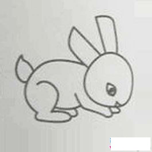 幼儿园兔子简笔画