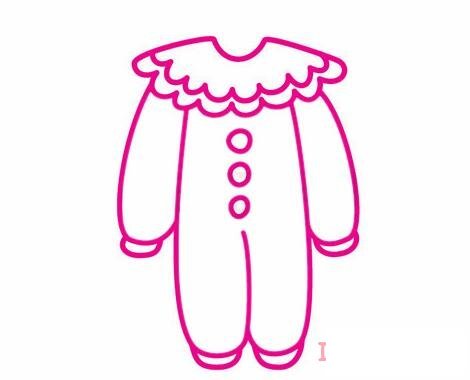 一步一步教你画小丑服简笔画怎么画