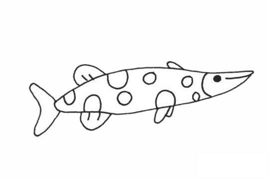 深海鱼简笔画图片大全作品五