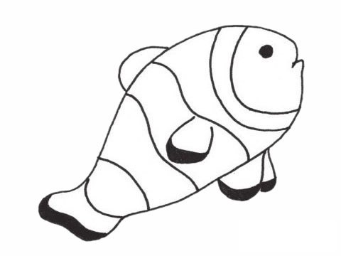 深海鱼简笔画图片大全作品一