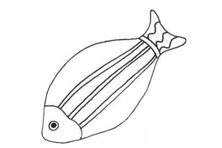 深海鱼简笔画图片