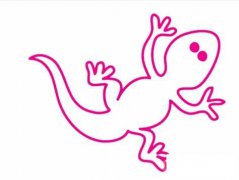 一步一步教你画小壁虎简笔画怎么画好看
