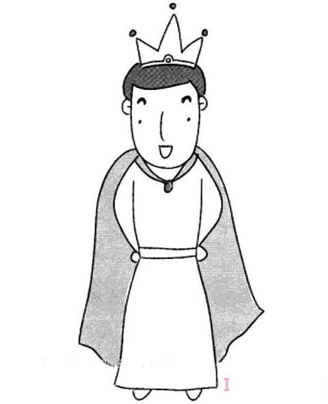 王子怎么画简单帅气_王子简笔画图片