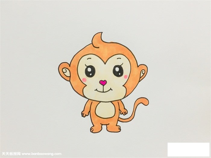 金丝猴怎么画
