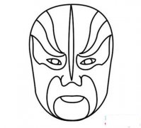 幼儿京剧脸谱简笔画大全