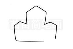 超简单的学校简笔画画法步骤图片大全