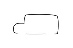 校车简笔画画法步骤图