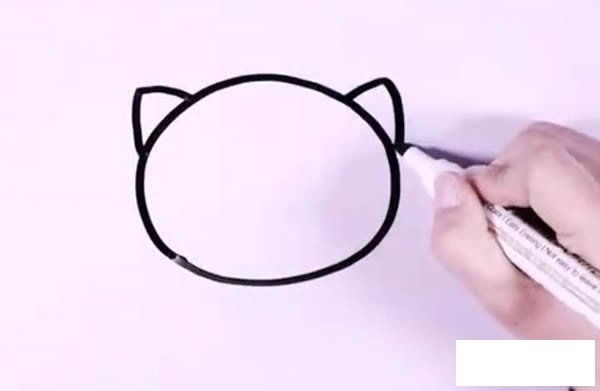 可爱的小猫简笔画