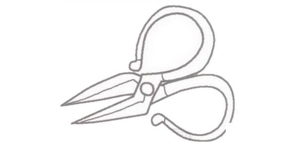 剪刀简笔画图片