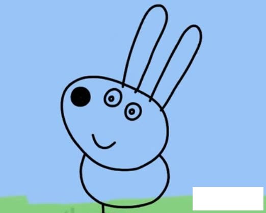 小兔瑞贝卡简笔画