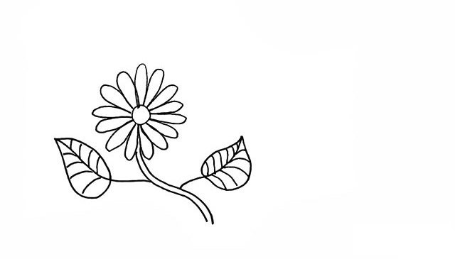 勤劳的小蜜蜂简笔画画法