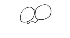 儿童学画卡通螳螂简笔画步骤教程