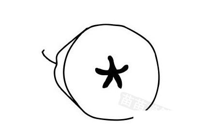 雪梨简笔画图片