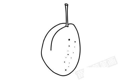 雪梨简笔画图片