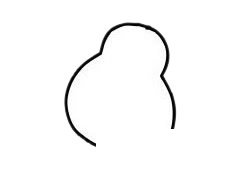 雪梨简笔画图片