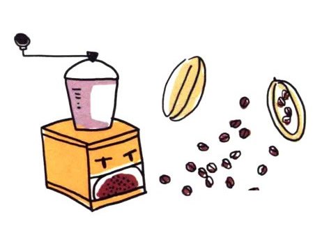 四步画出咖啡简笔画图片