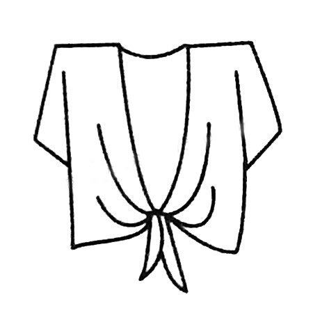 服简笔画图片大全