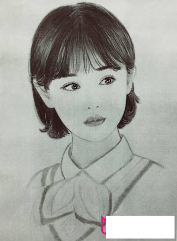 郑爽立夏简笔画