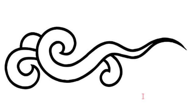 怎么画一片云朵简笔画图片简单好看