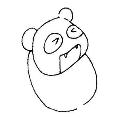 熊猫简笔画图片