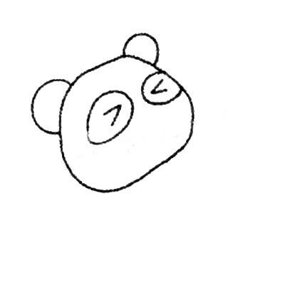 熊猫简笔画图片