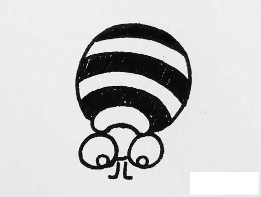 简笔画蜘蛛的画法步骤图解