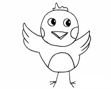 麻雀简笔画图片大全作品四