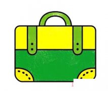 手提书包的画法带步骤图手提包简笔画教程