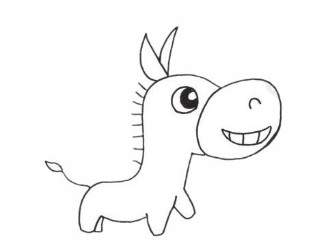 驴简笔画图片大全作品四