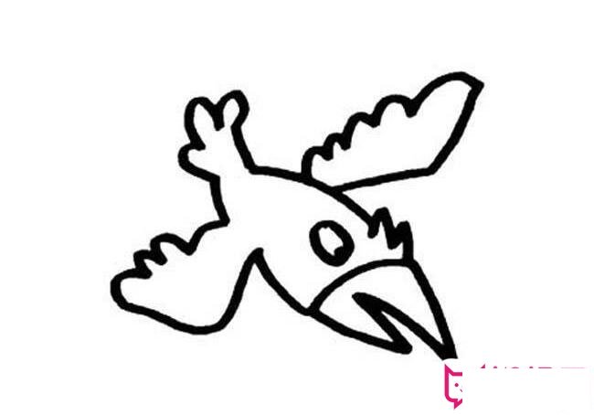 乌鸦简笔画图片大全,乌鸦的画法