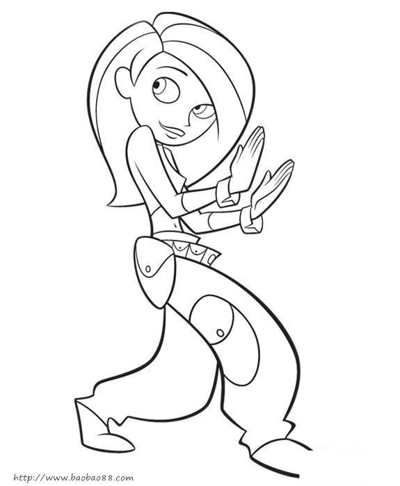 妙龄女郎简笔画