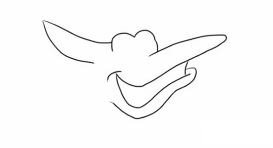 卡通翼龙简笔画图片 翼龙简笔画步骤图解