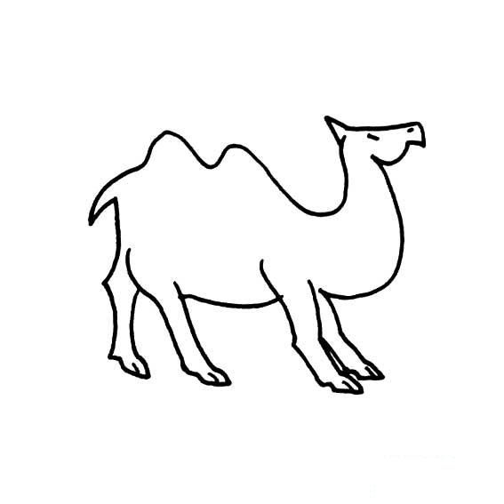 骆驼的简易画法