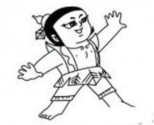 怎么画卡通动漫人物:葫芦娃简笔画