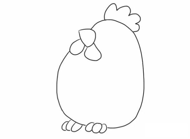 母鸡简笔画图片 母鸡简笔画怎么画
