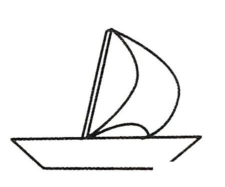 帆船简笔画大全及画法步骤