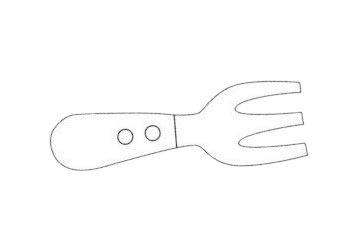 餐具简笔画图片