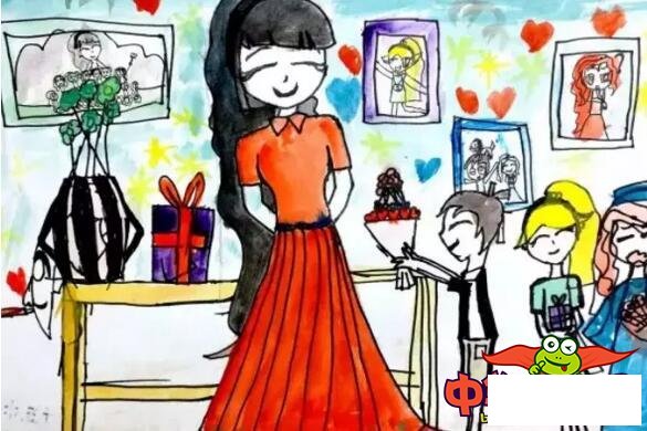 2018年教师节儿童画大全,画老师您辛苦啦一幅画