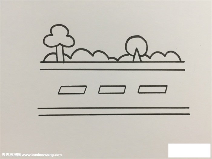 马路怎么画才漂亮