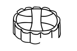 月饼简笔画图片