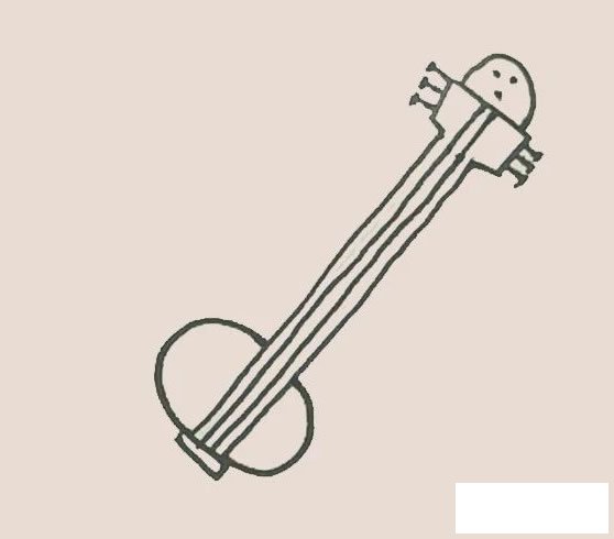 吉他简笔画图片