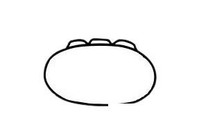 月饼简笔画图片