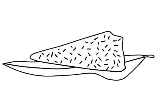 粽子简笔画图片