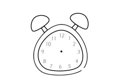 钟表简笔画图片