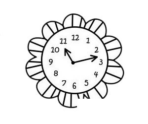 钟表简笔画图片